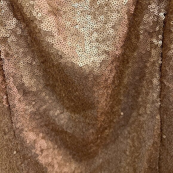 Abercrombie Gold Sequin Mini Slip Dress in XL - Picture 5 of 6